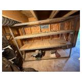 Heavy Duty Steel Garage Shelving Unit with Wood Shelves