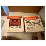 Collection of Winchester 12 Gauge Trap Loads, Dove & Quail Shells, and Double A Wads