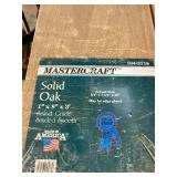Lot of 3 Mastercraft Solid Oak Boards in Various Sizes