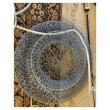 Fishing Gear Lot with St. Croix Premier Rod, Landing Net, and Fish Trap