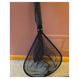 Fishing Gear Lot with St. Croix Premier Rod, Landing Net, and Fish Trap