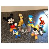 Collection of 8 Vintage Walt Disney Character Figurines