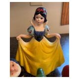 Snow White and the Six Dwarfs Porcelain Figurine Set