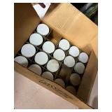 Box of 20 Assorted Industrial Sample Jars with Lubricant Oils