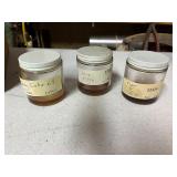 Box of 20 Assorted Industrial Sample Jars with Lubricant Oils