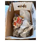 Mixed Vintage Tableware Set with Glass Goblets, Plates, Bowls, and Decorative Tray