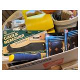 Large Assortment of Paint Brushes, Rollers, and Caulk Remover Tools