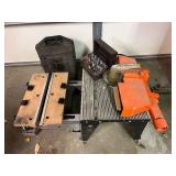 Sears Craftsman Router Table with Router, Bit Set, and Workbench Accessories