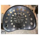Metal Tractor Seat Bar Stool with Industrial Base