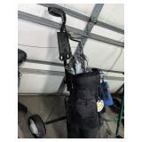 Power Tour Golf Club Set with Bag and Two Push Carts