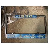 1930 Ford Model A License Plate Frames, Mirrors, and Fog Lights Set