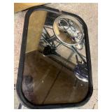 1930 Ford Model A License Plate Frames, Mirrors, and Fog Lights Set