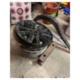 Set of Car Wheels with Front and Rear Leaf Springs for a 1930 Ford Model A 2 Door Sedan and Bracket