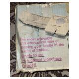 Brother KX-350 Home Knitter Machine with Instructional Materials