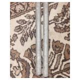 Pair of Heavy Duty Pipe Clamps with Adjustable Heads