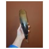 Antique Powder Horn with Wooden Stoppers