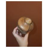 Antique Powder Horn with Wooden Stoppers