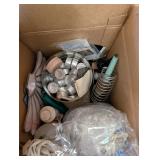 Stained Glass Craft Lot with Tools, Pattern Books, and Handmade Ornaments