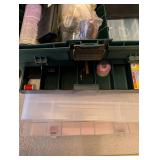 Large Assortment of Felting and Craft Supplies with Storage Bins