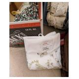 Assorted Fabric, Linens, Lace, and Craft Textiles Lot