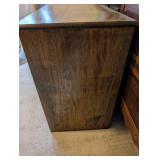 6-Drawer Wooden Dresser with Brass Handles