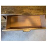 6-Drawer Wooden Dresser with Brass Handles