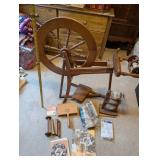 Ashford Traditional Spinning Wheel with Accessories and Manuals