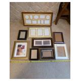 Collection of 10 Decorative Photo Frames in Various Sizes and Finishes