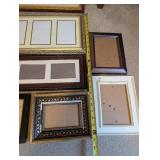 Collection of 10 Decorative Photo Frames in Various Sizes and Finishes