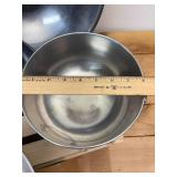 9 stainless steel food prep bowls