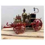 Working novelty radio modeled after the Mississippi 1869 horse drawn fire engine
