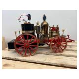Working novelty radio modeled after the Mississippi 1869 horse drawn fire engine