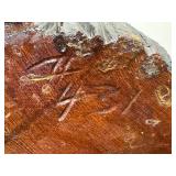 14-inch chainsaw carved Black Bear by Vernon S Pine Jr. 2006 #431