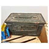 Miscellaneous, staple, staplers, and metal military ammo box