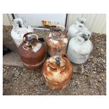6 20-pound propane tanks miscellaneous conditions