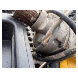 Electric Dewalt DW359 7 1/4 inch power saw with case and hammer drill.