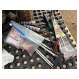 The plains ducks unlimited central flyaway, edition wood box with miscellaneous hunting cleaning pieces