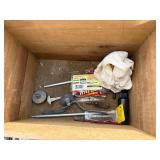 The plains ducks unlimited central flyaway, edition wood box with miscellaneous hunting cleaning pieces