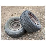 Two 14-inch Goodyear tires with good 9-inch tread