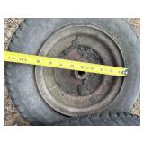 Two 14-inch Goodyear tires with good 9-inch tread