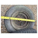 Two 14-inch Goodyear tires with good 9-inch tread