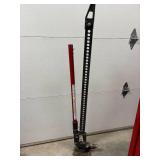 Floor jack high-lift model HL484 load capacity 4660 pounds 48 inches