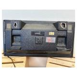 WORKING Vintage Jim Beam Digital clock light up sign 12 3/4 inch tall by 24 1/2 inches wide Needs new bulb