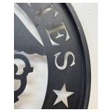 24-inch laser cut metal US Navy wall medallion