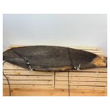 3-foot solid wood core welcome sign