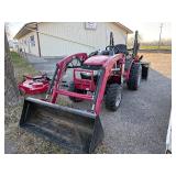 2016-17 Mahindra Max 26XL HST Tractor with Front Loader, 60