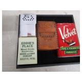 Smoking: Pocket Tin, Leather Holder