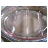 Pink Depression Divided Dishes