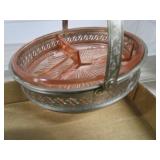 Pink Depression Divided Dishes
