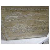 Oak Bench, Magazine Rack